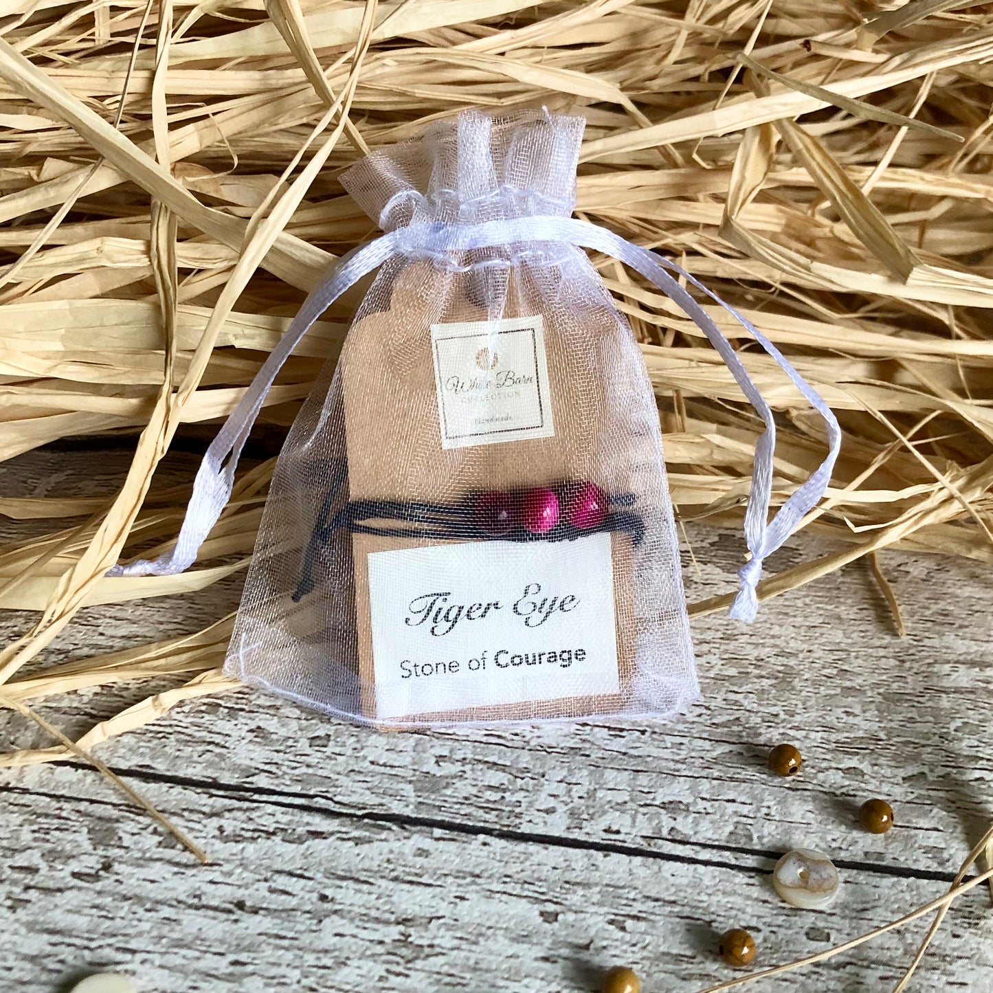 ‘Stone of Courage’ Tiger Eye purple little wish bracelet