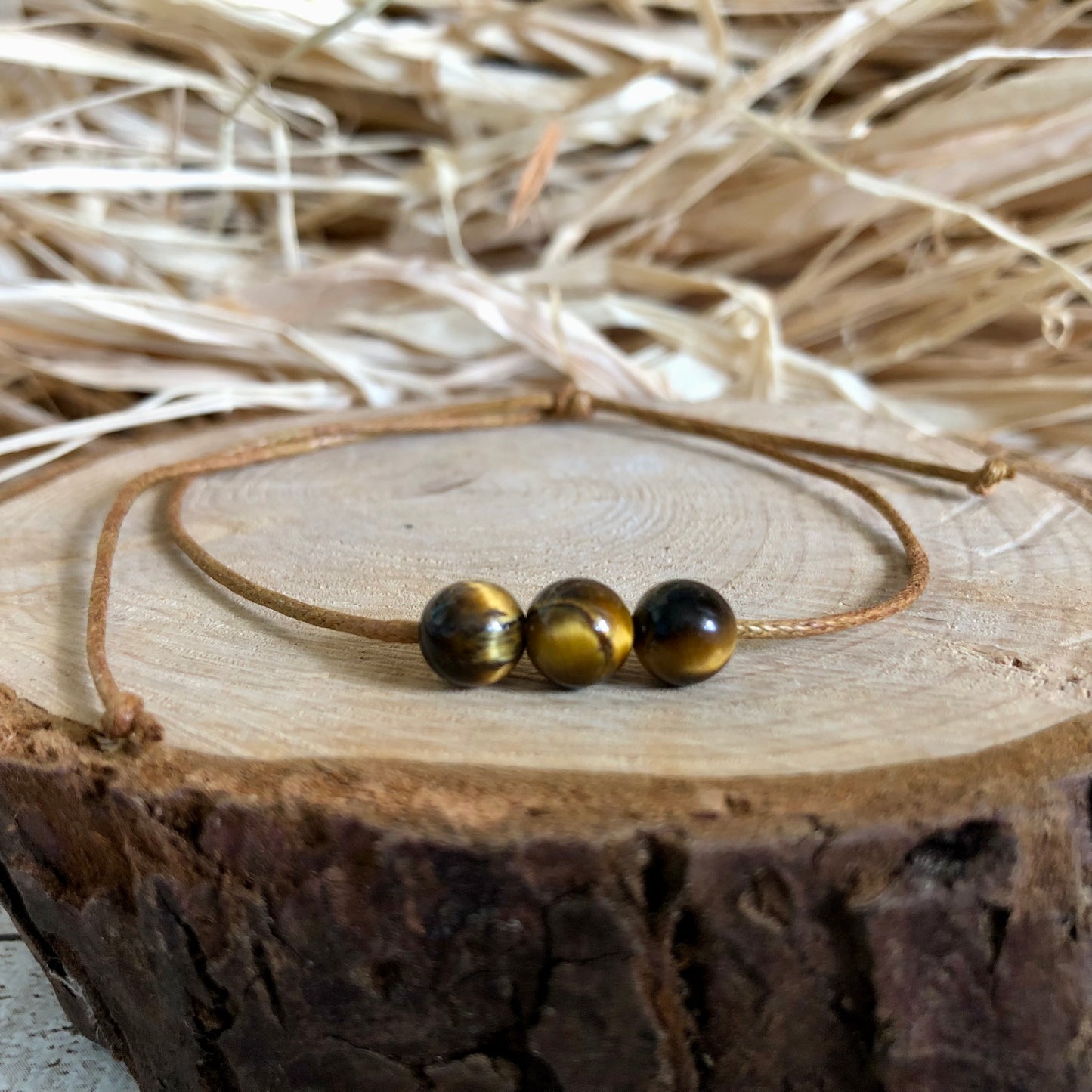 ‘Stone of Courage’ Tiger Eye little wish bracelet