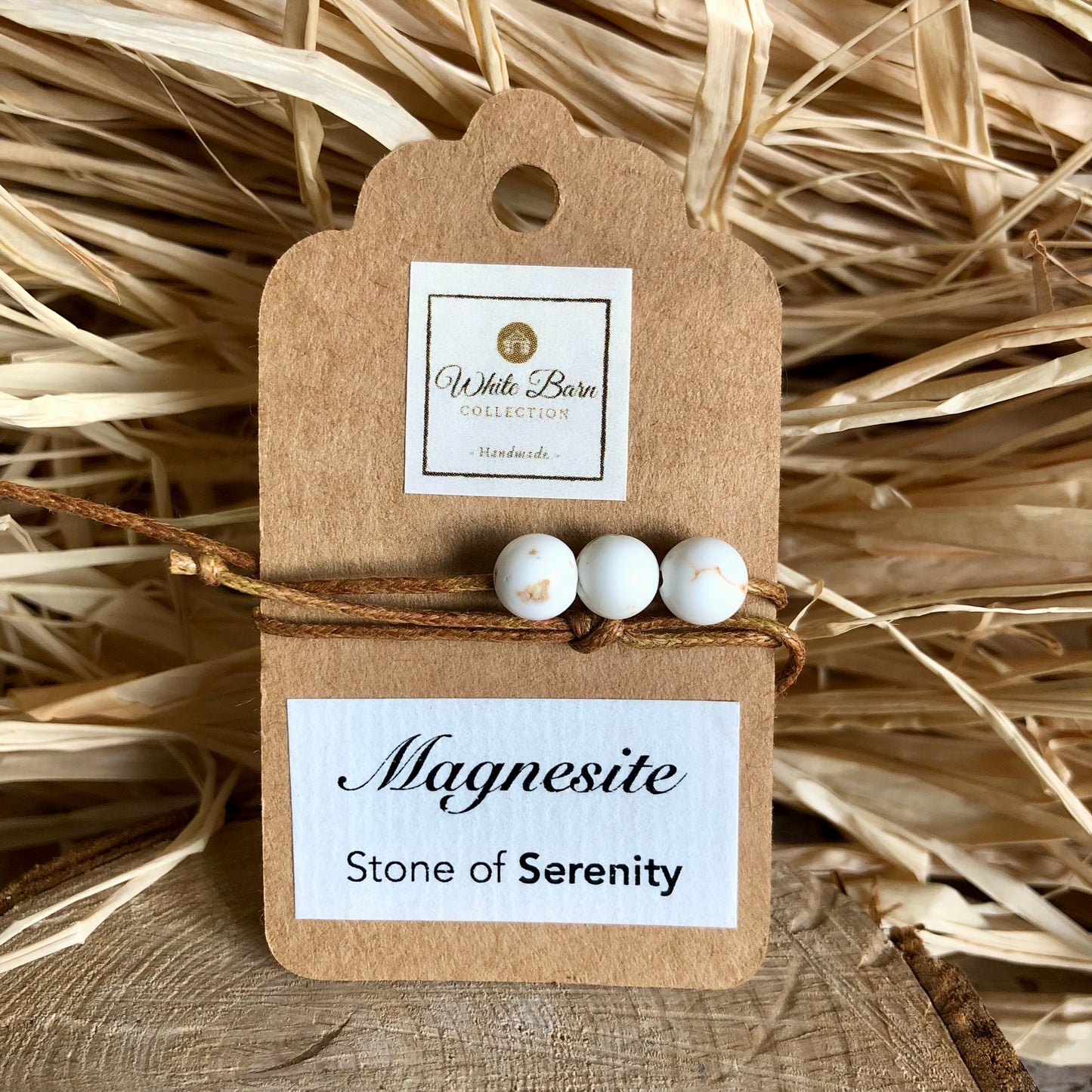 ‘Stone of Serenity’ Magnesite little wish bracelet