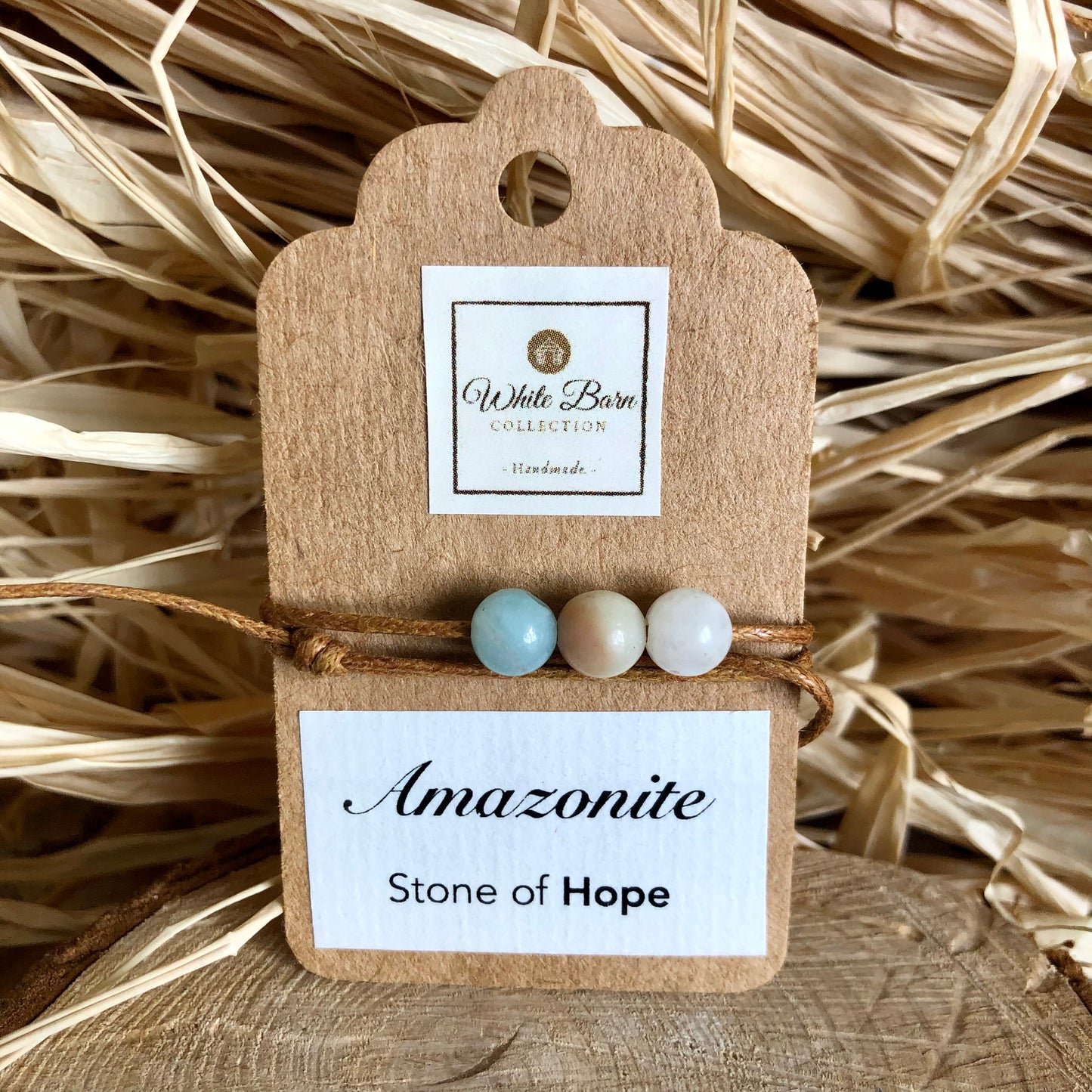 ‘Stone of Hope’ Amazonite little wish bracelet