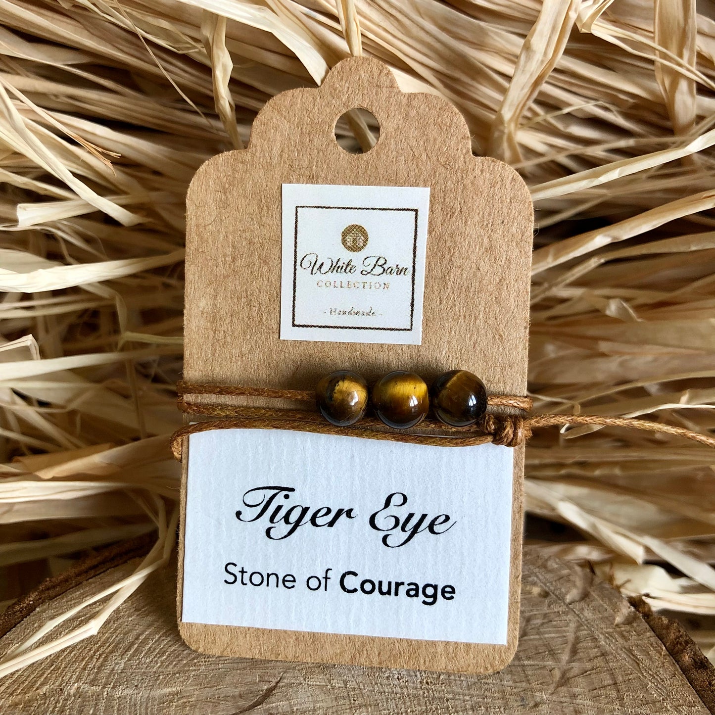 ‘Stone of Courage’ Tiger Eye little wish bracelet