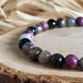 Tourmaline beaded bracelet