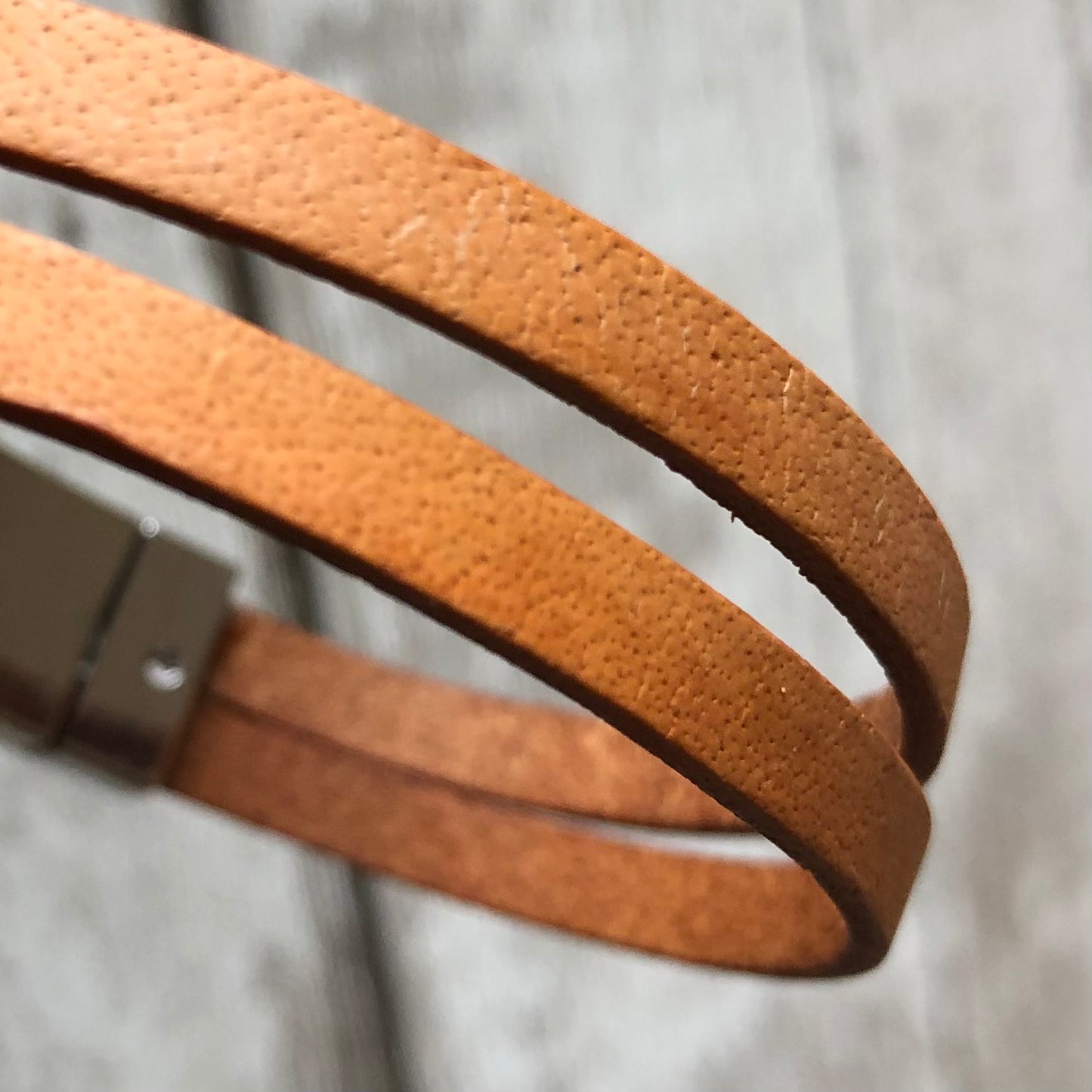 Windsor Tan 2 Strands leather bracelet