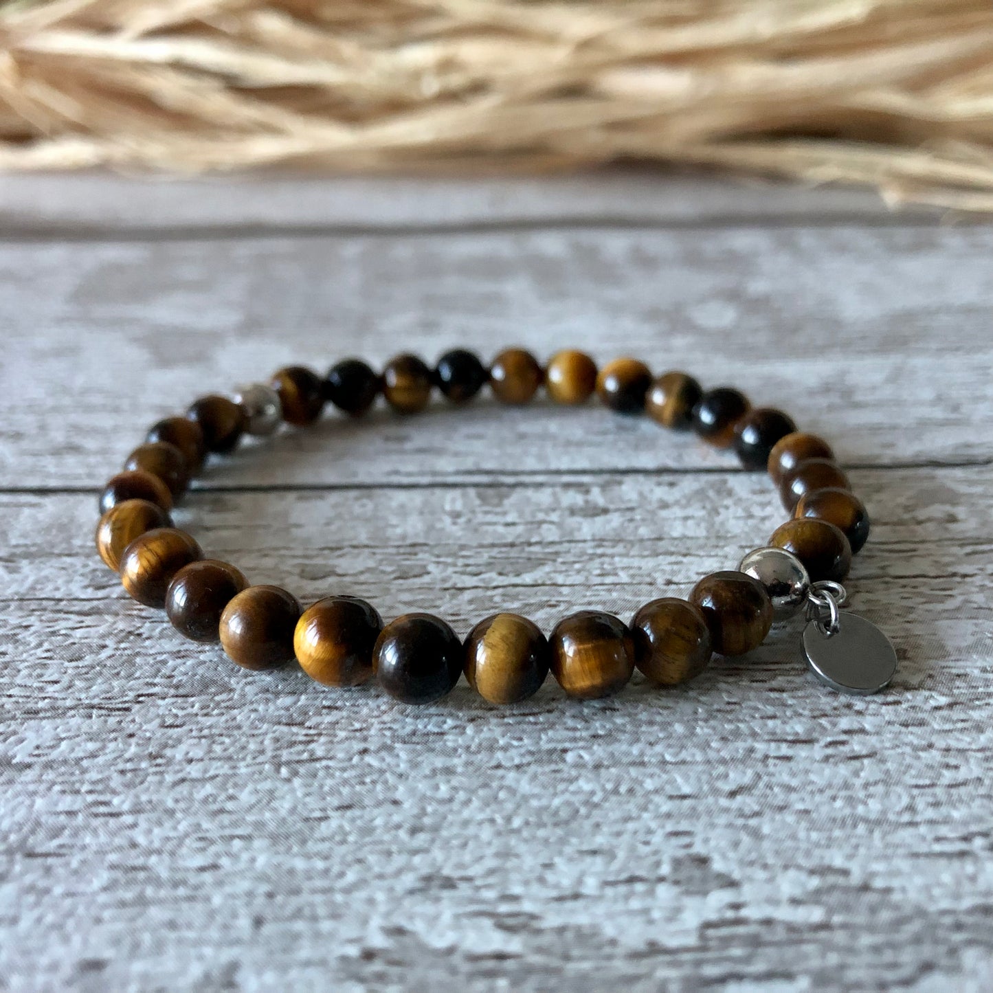 Tiger Eye beaded bracelet